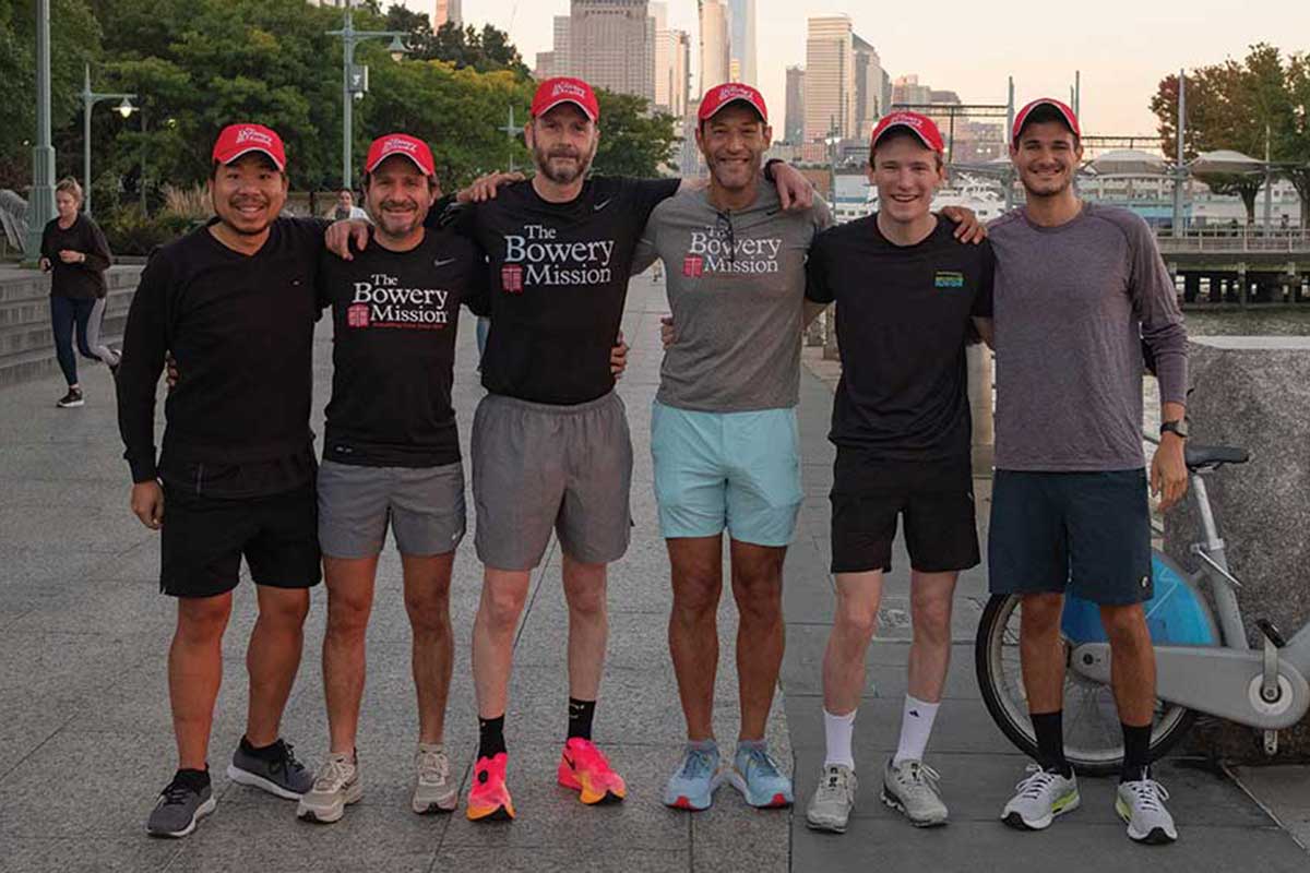 Team Bowery Mission runners