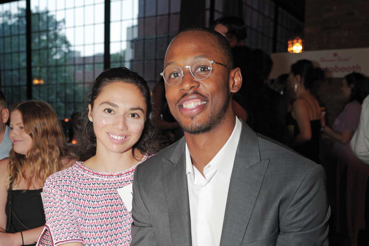 Two Summer Social guests smiling