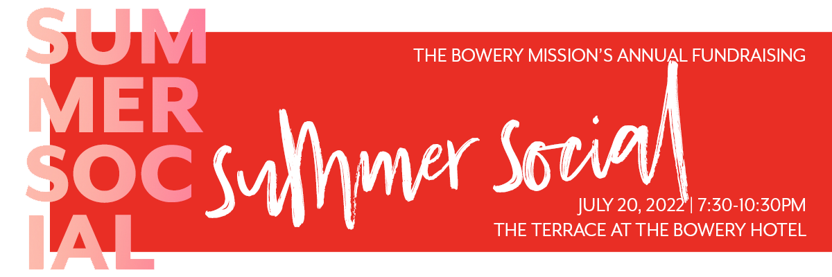 The Bowery Mission's 2022 Summer Social