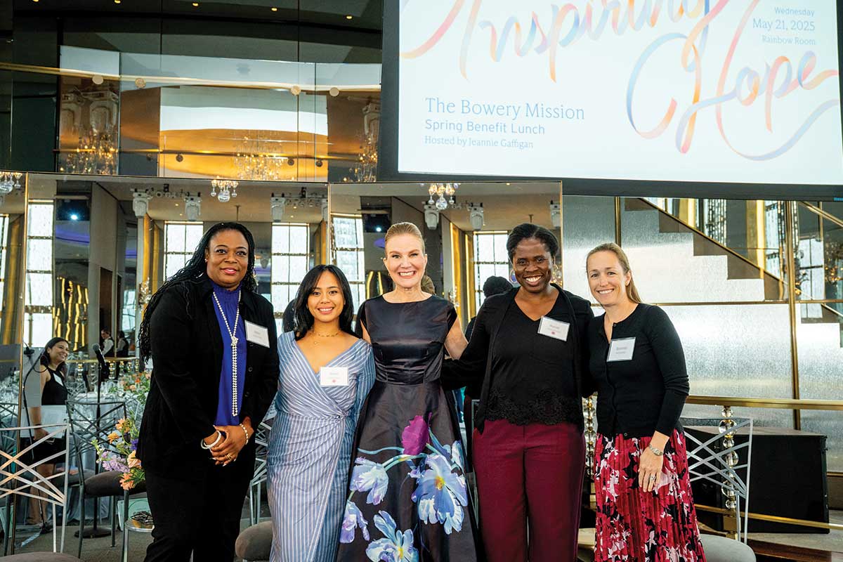 The Bowery Mission Inspiring Hope Benefit Lunch