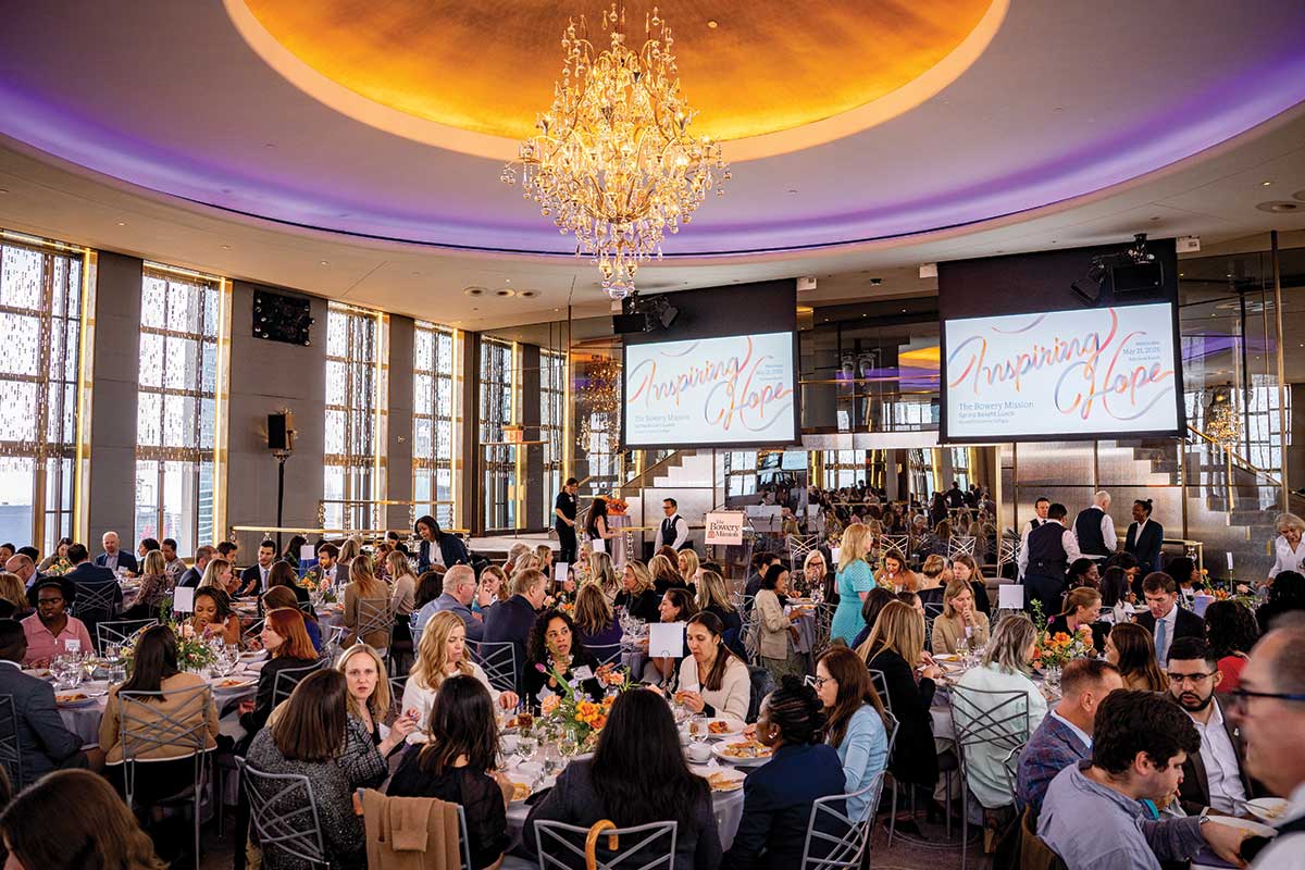 The Bowery Mission's Inspiring Hope Lunch